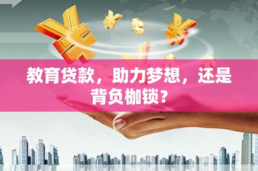 龙子湖教育贷款，助力梦想，还是背负枷锁？