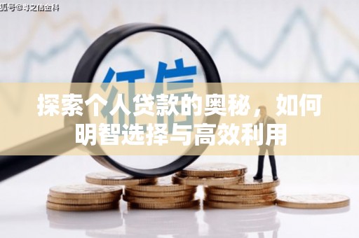 龙子湖探索个人贷款的奥秘，如何明智选择与高效利用