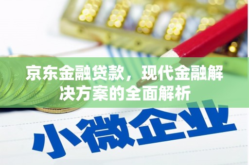 龙子湖京东金融贷款，现代金融解决方案的全面解析