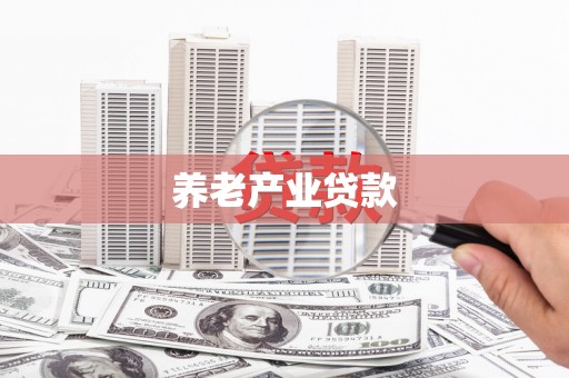 龙子湖养老产业贷款