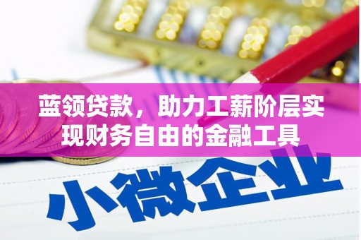 龙子湖蓝领贷款，助力工薪阶层实现财务自由的金融工具