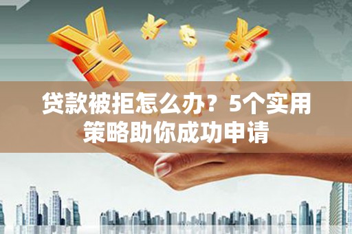 龙子湖贷款被拒怎么办？5个实用策略助你成功申请